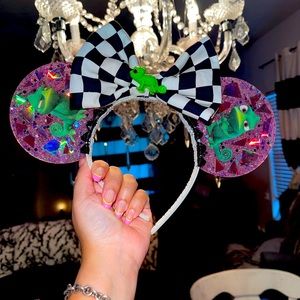 Mickey Minnie ears pascal Rapunzel custom made resin ears Disney